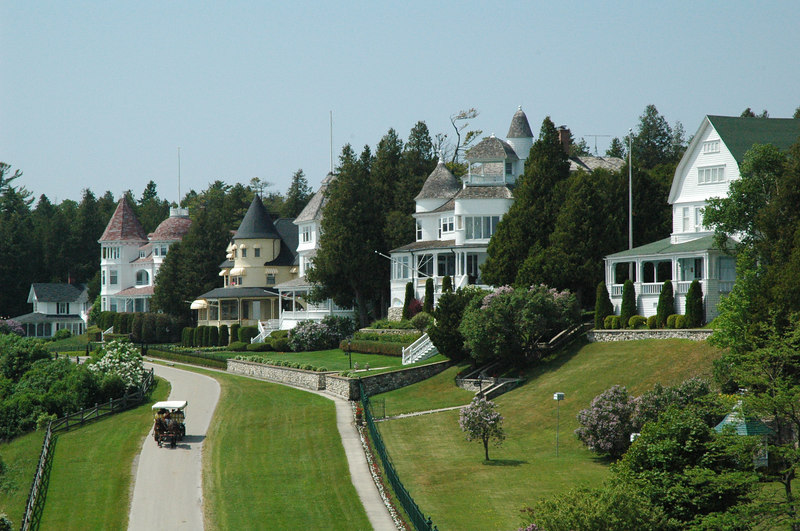 Alana Moser > Mackinac Island.  Our view from our suite at The Grand Hotel
